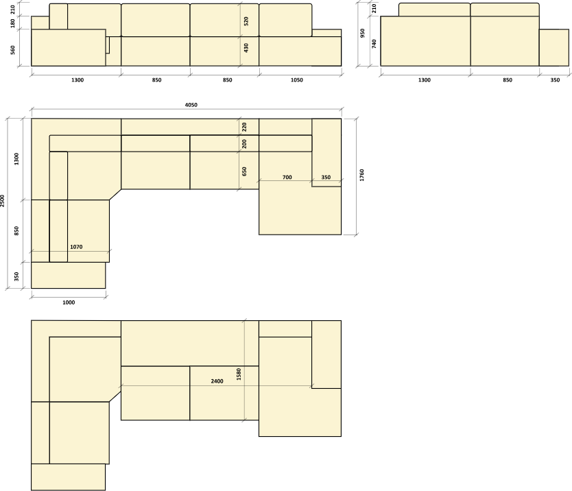 Палермо модульный с широкими подлокотниками и с большим угловым модулем-plan-2